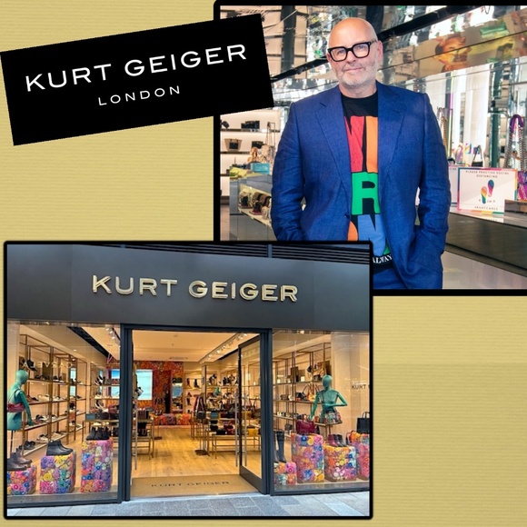 KURT GEIGER LONDON NWT Camden Floral Contrast Trim Shopper Tote Bag w/Pouch - Picture 9 of 17